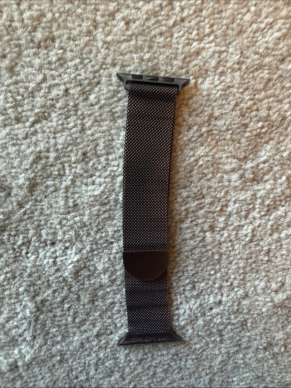 Black Milanese Loop Stainless Steel Apple Watch Band